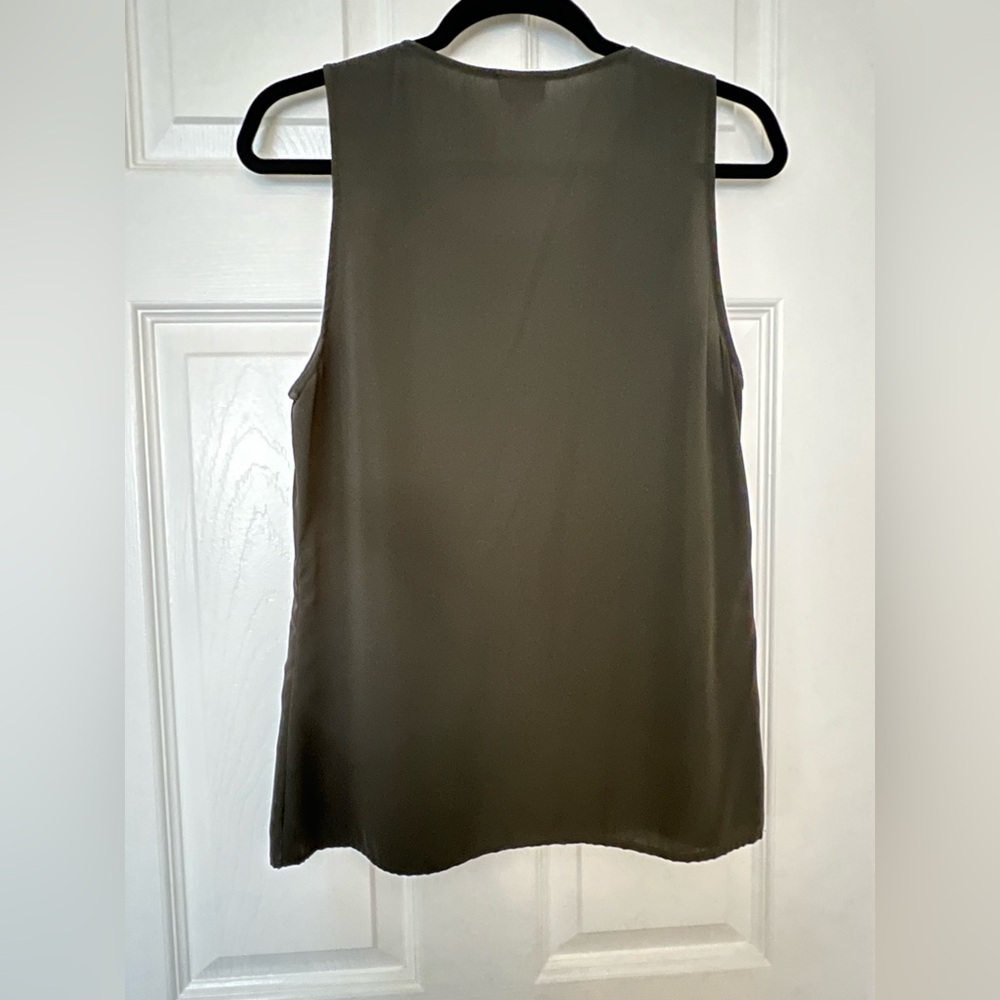 Pixley Olive Blouse with Grommet Detail - Picture 4 of 4